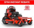 GRAVELY Z-STANCE Stand on Mower - 52" Deck - 22.0 HP Kawasaki