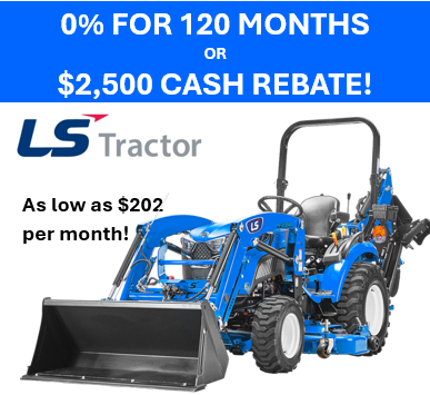 LS Tractor MT225S Compact Tractor WITH LOADER - 24.7 HP (19002363)