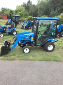 LS Tractor MT125 Sub-Compact Tractor WITH CAB, LOADER & BLOWER- 24.7 HP (22100770) SN: 2309024895