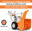 ARIENS Platinum LIMITED EDITION 90th ANNIVERSARY 24" SHO Snow Blower | Electric Start | Dual Stage | Auto-Turn | Heated Grips | LED Light | 13 TP | 921933 ** FREE LOCAL DELIVERY**
