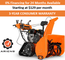 ARIENS Platinum RapidTrak: 28" SHO Snow Blower | Electric Start | Dual Stage | Auto-Turn | Heated Grips | LED Light | 17 TP | 921057 ** FREE LOCAL DELIVERY**