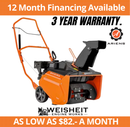 ARIENS Professional SSR 21" Snow Blower | Electric Start | Single Stage | 9.5 TP ** FREE LOCAL DELIVERY**