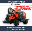 HUSQVARNA TS 140X 42" Deck 22HP Briggs & Stratton 970846701