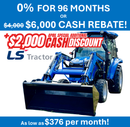 LS Tractor MT226HC (Cab) Compact Tractor WITH LOADER - 24.4 HP (10163680)