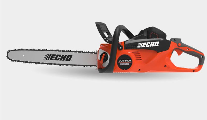 ECHO eFORCE 56-volt Chainsaw- Rear Handle with 5.0Ah Battery & Charger | DCS-5000-18C2