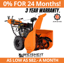 ARIENS Deluxe: 30" Snow Blower (Carbureted)  - Electric Start | Dual Stage | Auto-Turn | Heated Grips | LED Light | 15 TP | 921071 ** FREE LOCAL DELIVERY**