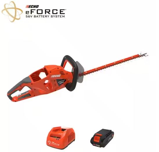 ECHO eFORCE 56-volt Hedge Trimmer with 2.5Ah Battery & Charger | DHS-2300C1