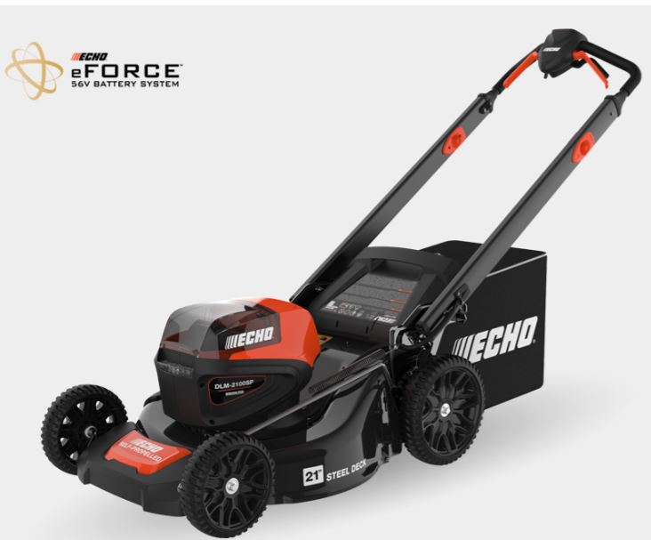 ECHO eFORCE  56-volt Battery Lawn Mower - Self-Propelled with 5.0Ah battery & charger DLM-2100SPC2