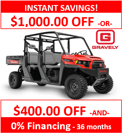 Gravely ATLAS JSV-6400 | 40 HP / 999 CC Polaris® 2-Cylinder, SOHC