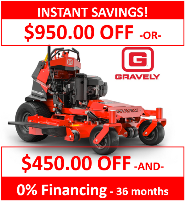 GRAVELY PRO-STANCE Stand on Mower - (36" / 52" Deck Options) - 18.5 - 23.5 HP Kawasaki