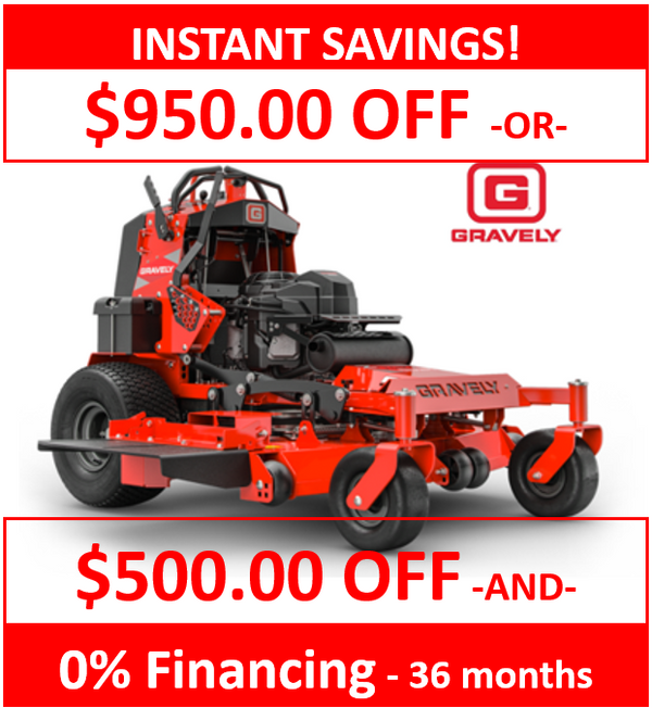 GRAVELY Z-STANCE Stand on Mower - 52" Deck - 22.0 HP Kawasaki