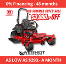 GRAVELY Pro-Turn MACH ONE 'High Grass' Zero Turn Mower -(60" Tunnel Deck) | 31 HP Kawasaki