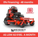 GRAVELY Z-STANCE Stand on Mower - 52" Deck - 22.0 HP Kawasaki