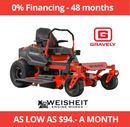 GRAVELY ZT-X Zero Turn Mower (42" / 48" / 52" Deck Options) 21.5-23HP Kawasaki
