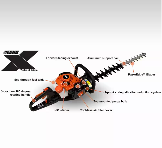 ECHO 21.2CC 28" Double-Sided Blade Hedge Trimmer | HC-2810