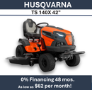 HUSQVARNA TS 140X 42" Deck 22HP Briggs & Stratton 970846701