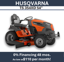 HUSQVARNA TS 375XD 54" Deck 24 HP Kawasaki FR 970 84 73‑01