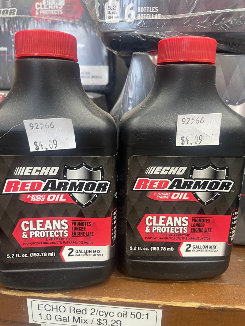 ECHO Red Armor 2-Stroke Engine Oil | 2 Gallon Mix