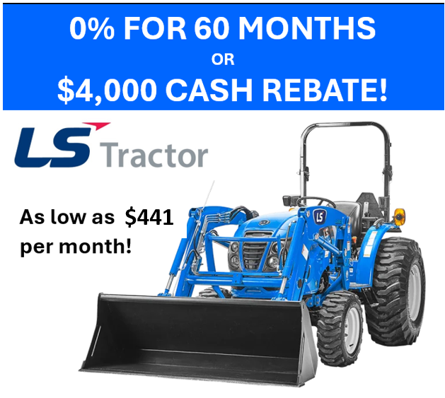 LS Tractor MT226E Compact Tractor WITH LOADER - 24.6 HP (19003008)
