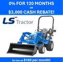 LS Tractor MT122 Sub-Compact Tractor WITH LOADER - 21.5 HP (22100772)
