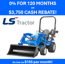 LS Tractor MT122 Sub-Compact Tractor WITH LOADER - 21.5 HP (22100772) SN: 2314003176
