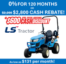LS Tractor MT122 Sub-Compact Tractor - 21.5 HP (22100772)