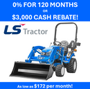 LS Tractor MT125 Sub-Compact Tractor WITH LOADER - 24.7 HP (195002334)
