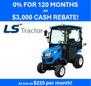 LS Tractor MT125 Sub-Compact Tractor WITH CAB AND LOADER - 24.7 HP (22100770)