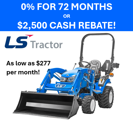 LS Tractor MT125 Sub-Compact WITH LOADER - 24.7 HP (19001633)