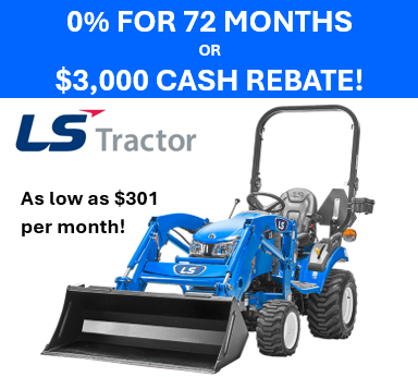 LS Tractor MT125 Sub-Compact Tractor WITH LOADER - 24.7 HP (22100770)