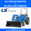 LS Tractor MT226E Compact Tractor WITH LOADER - 24.6 HP (19003008)