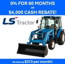 LS Tractor MT226HEC (Cab) Compact Tractor WITH LOADER - 24.4 HP (19003016)