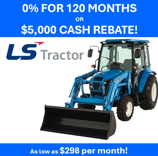 LS Tractor MT226HEC (Cab) Compact Tractor WITH LOADER - 24.4 HP (19003016) SN: 2439000590
