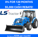 LS Tractor MT232HTC (Cab) Compact Tractor WITH LOADER - 31.7 HP (19003048) SN: 2444000438