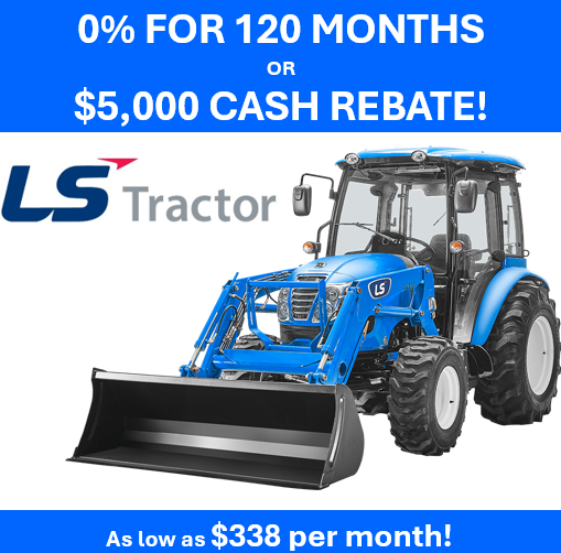 LS Tractor MT232HTC (Cab) Compact Tractor WITH LOADER - 31.7 HP (19003048) SN: 2444000438