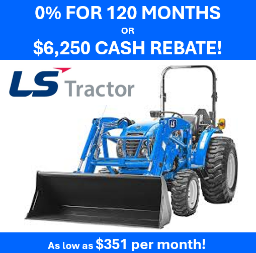 LS Tractor MT232HT Compact Tractor WITH LOADER & BACKHOE- 31.7 HP (19003041) SN: 2444000484