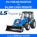 LS Tractor MT242HC (Cab) Compact Tractor WITH LOADER - 42.5 HP (19003054)