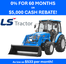 LS Tractor MT357HC Compact Tractor WITH LOADER - 57 HP (19003210)
