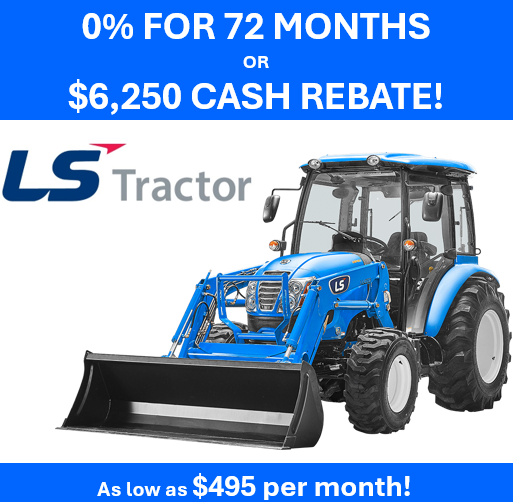 LS Tractor MT357HC Compact Tractor WITH LOADER - 57 HP (19003210) SN: KJL23542PSJ002856