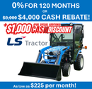 LS Tractor MT125 Sub-Compact Tractor WITH CAB AND LOADER - 24.7 HP (22100770)
