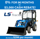 LS Tractor MT225S Compact Tractor WITH CAB & LOADER - 24.7 HP (19002363)