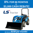 LS Tractor MT225S Compact Tractor WITH LOADER - 24.7 HP (19002363)