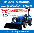LS Tractor MT226E Compact Tractor WITH LOADER - 24.6 HP (19003008)