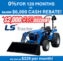 LS Tractor MT226HE Compact Tractor WITH LOADER - 24.6 HP (19003012)