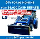 LS Tractor MT232HC (Cab) Compact Tractor WITH LOADER - 31.7 HP (19003048)