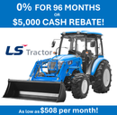 LS Tractor MT357HC Compact Tractor WITH LOADER - 57 HP (19003210)10164128
