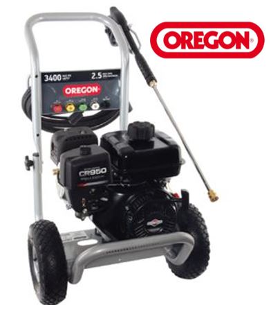 OREGON Pressure Washer PRO GRADE - 3400 PSI / 2.5 Max GPM - Briggs & Stratton