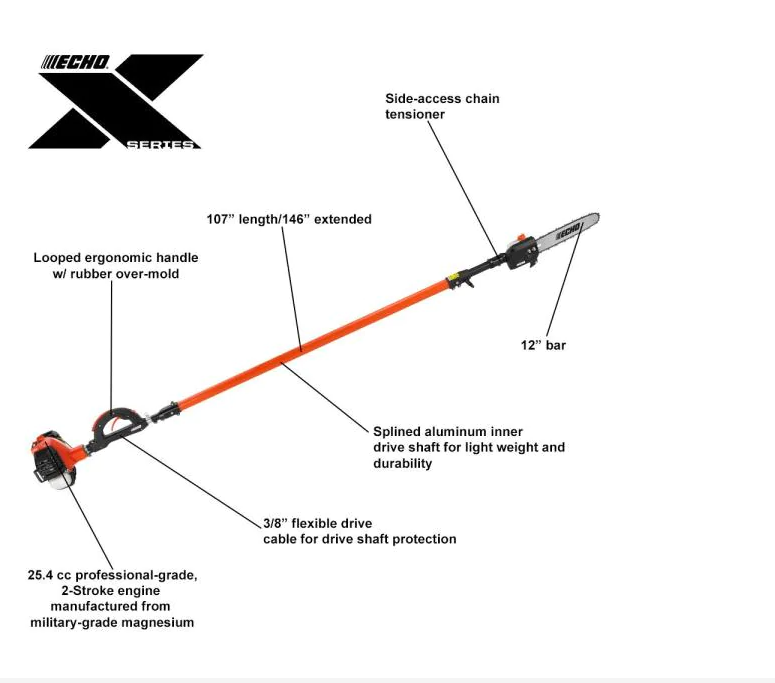 ECHO: Telescoping Pole Saw / Pruner PPT-2620