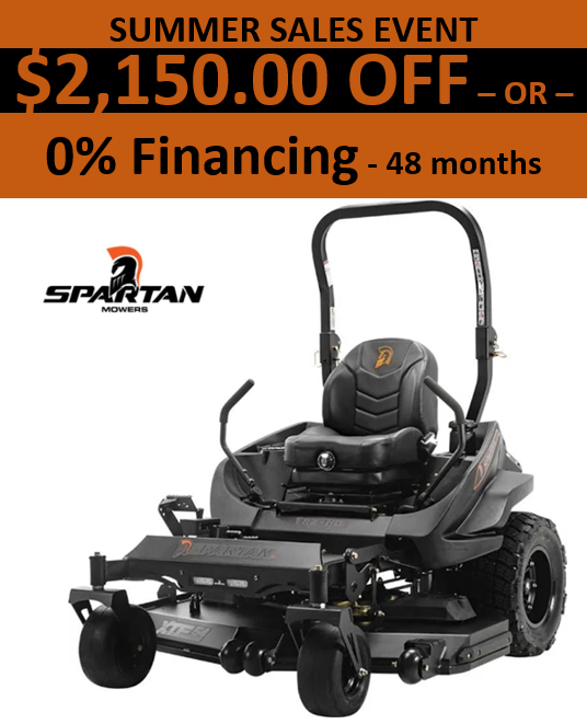 SPARTAN RZ-HD BLACKOUT Series Zero Turn Mower (54" / 61" Deck Options) | 23HP
