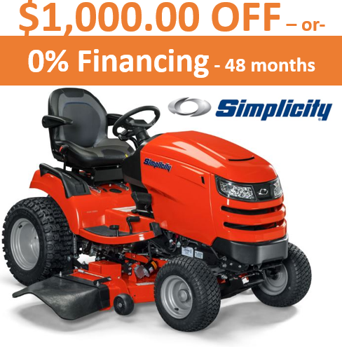 SIMPLICITY Prestige Garden Tractor 52" Deck | 27 HP Briggs & Stratton Commercial (EFI) | Rear Suspension | Power Steering 2691678